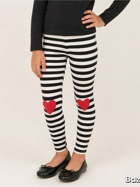 Sz M/L Alice in wonderland Storybook Queen Of Hearts Leggings New